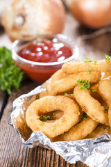 Portion of Onion Rings