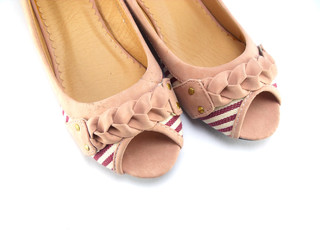 lady shoes isolated on white background