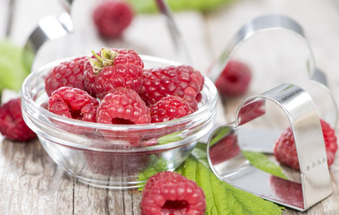 Some fresh Raspberries