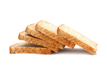 Toast aus Vollkornmehl