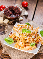 Penne with Tomato Pesto