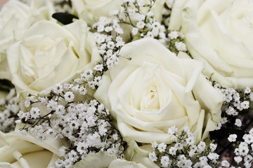 Wedding bouquet, close up.