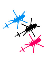 3 Helis von oben Ansicht top