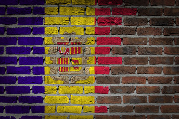 Dark brick wall - Andorra