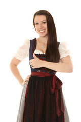 Hübsches Mädchen im Dirndl