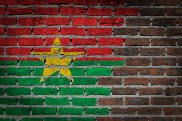 Dark brick wall - Burkina Faso