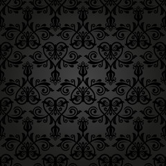 Floral Seamless Vector Pattern. Orient Abstract Background