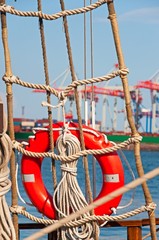 Obraz premium Ship Lifebuoy