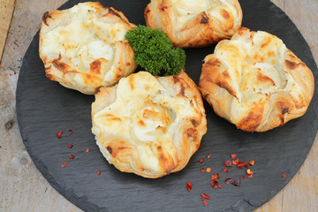 feuilletés au chèvre