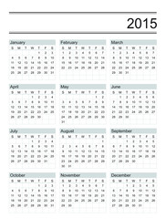 2015 calendar