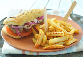 Beef steak sandwich