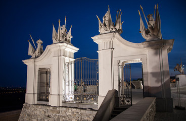 Old gate near Bratislava castle, Slovakia