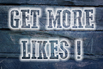 Get More Likes Concept
