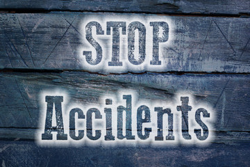 Stop Accidents Concept