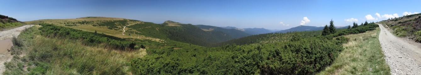 Bihor carst mountains in Apuseni in Romania