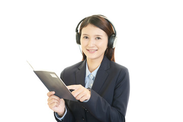笑顔のオペレーター