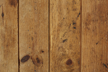 Obraz premium Close up of wooden floorboards, studio.