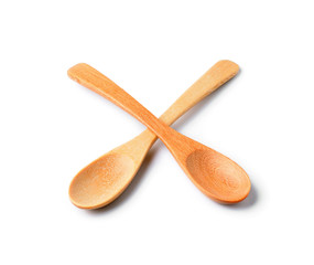 Wooden Spoon isolated on white background