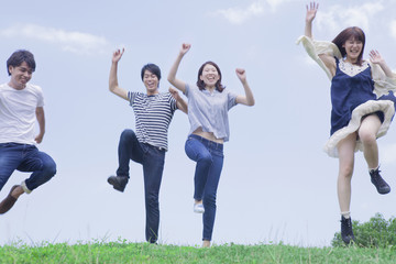活発な若者達