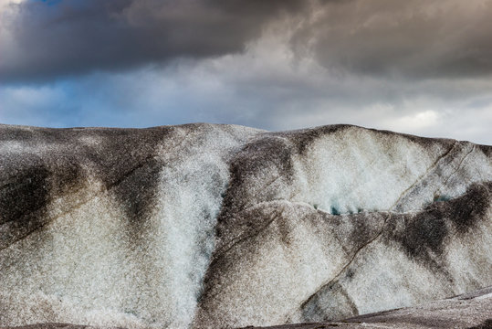 Il fronte del ghiacciaio che si scioglie, Vatnajökull