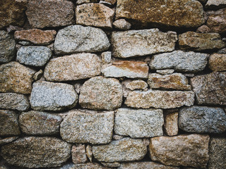 Stone background in an old wall