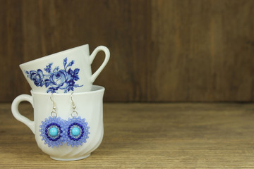 Pair of earrings