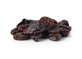 raisins isolated on white background