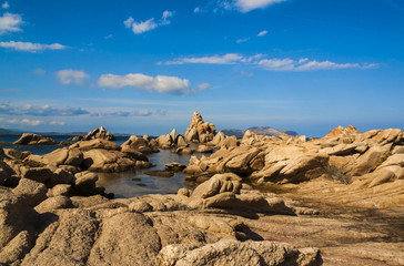 Fototapeta na wymiar beautiful coast of Sardinia