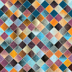 Patchwork pattern from small squares