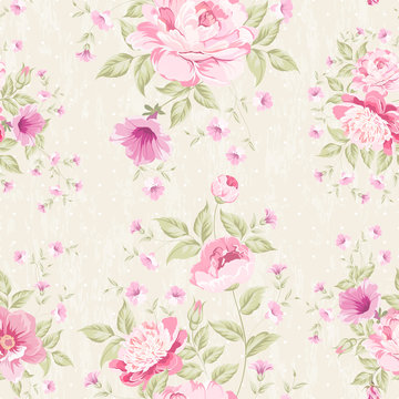 Floral seamless pattern. © Kotkoa