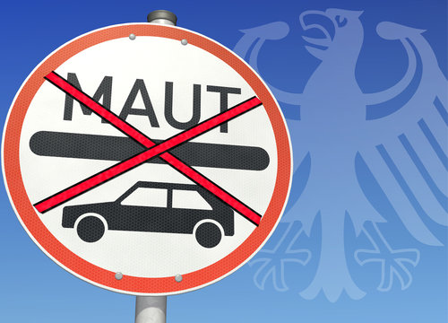 Schild Gegen PKW-Maut