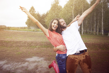In rain we feel alive!