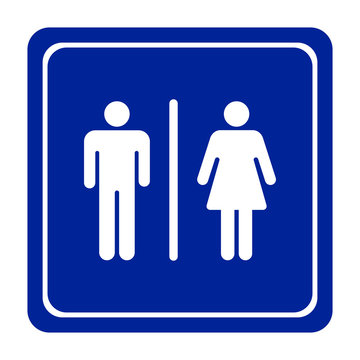 recommend clip art: Restroom signs for men and women