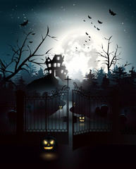 Obraz premium Halloween background