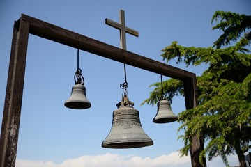 Fototapeta premium Church bells outside the church