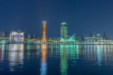 Fototapeta na wymiar Kobe port in japan