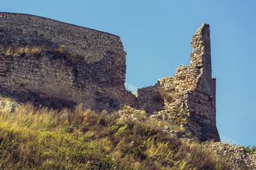 Fortress ruins in Rasnov, Romania