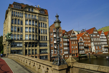 "Hohe Br&uuml;cke" mit Deichstra&szlig;e in Hamburg