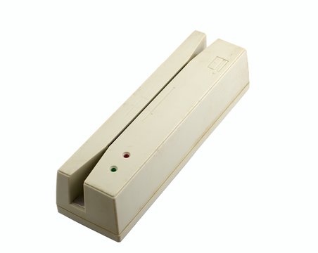 old style magnetic stripe card reader
