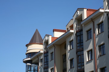 Fototapeta na wymiar House architectural details,Vilnius