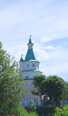 Zion tower. Great monasteries of Russia. New Jerusalem monastery
