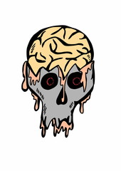 doodle Zombie Halloween