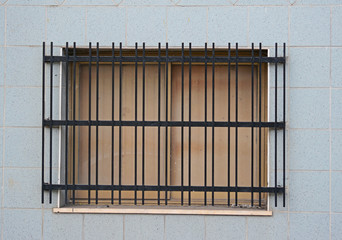 window with grill