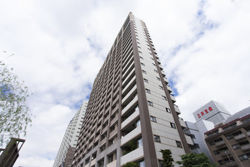 Fototapeta premium 高層マンション