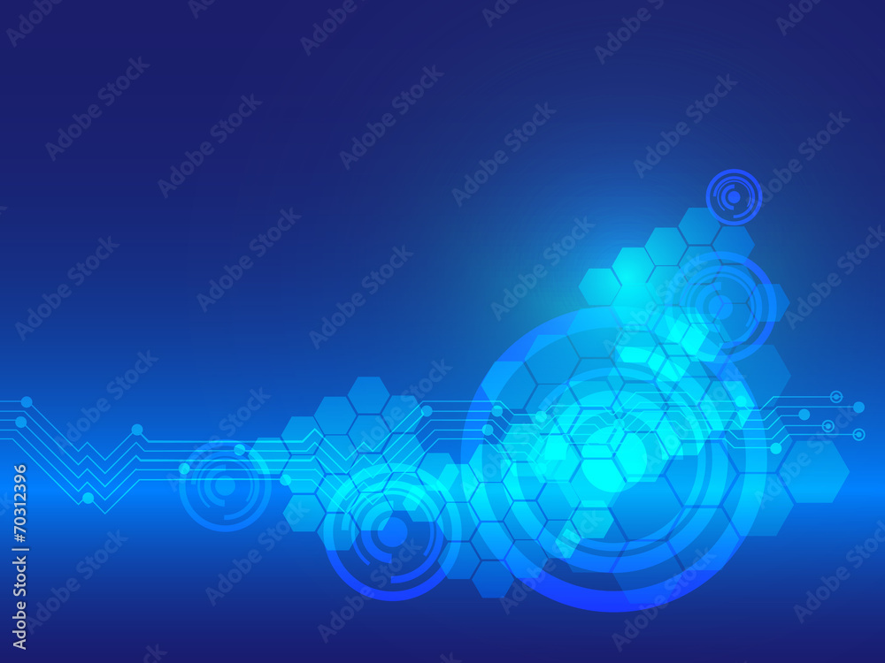 Poster abstract  technology line curve vector background