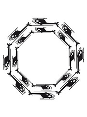 Rund Looping Helis Kreis Muster © Style-o-Mat-Design