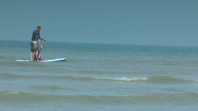 surf en famille