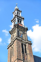 Fototapeta na wymiar Westerkerk church