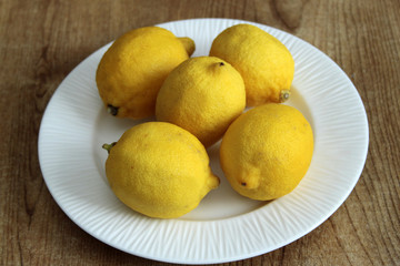 Plate of Lemons