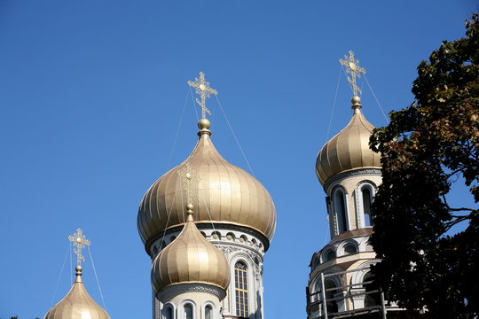 Romanov Churches Domes,Vilnius